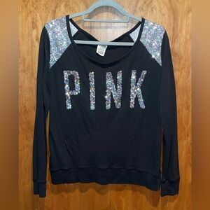 PINK Y2K Sparkle Long Sleeve Shirt